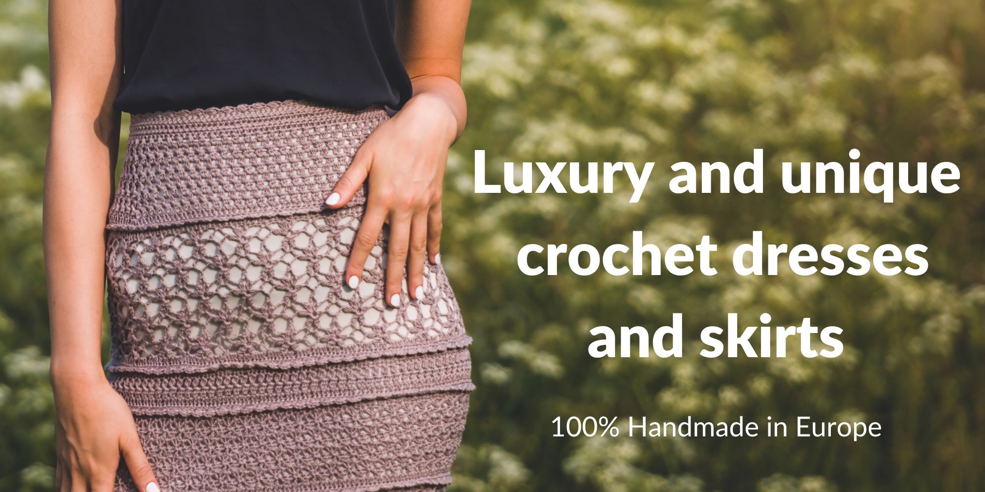 Handmade crochet outlet clothing